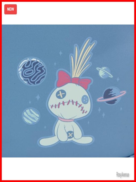 Disney Stitch Plush Sherpa Mini Backpack Loungefly main image 6